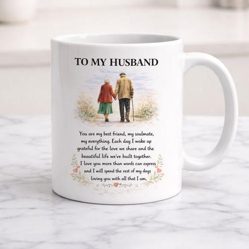 Husband anniversary mug - my,