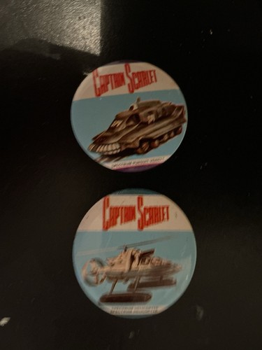 Captain scarlett badges - scarlett,