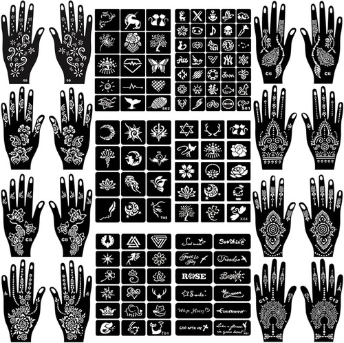 Tattoo stencil kit - stencil, 123+pcs,