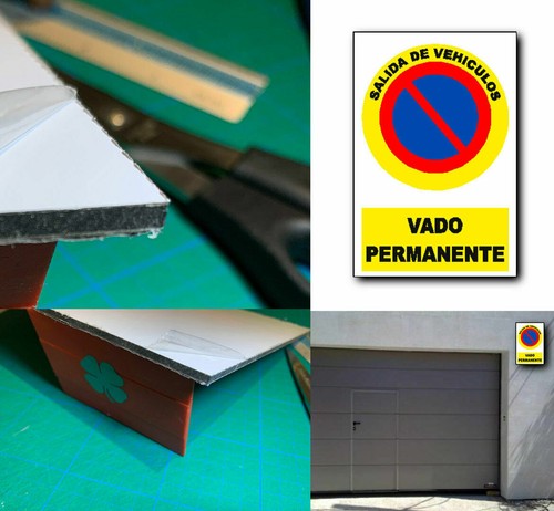 Permanent vado sign aluminum - permanent,