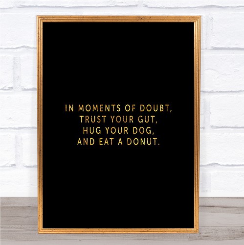 Eat donut quote print black - eat,