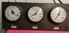 Triple Time Zone World Clock (working) LON-MOSCOW-SYD.