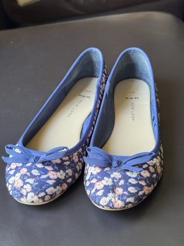 New look navy - new, flats
