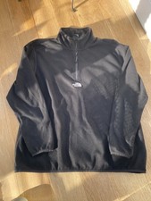 The North Face men’s  Black Half Zip Fleece Size XXL