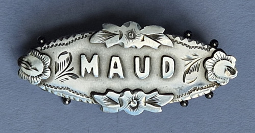 Antique sterling silver maud - silver, 'maud'
