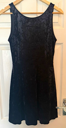Divided black velvet - black,