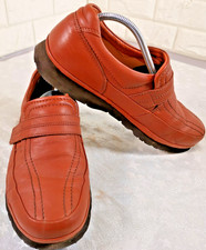 Clarks Men's Shoes  Tan Leather Velcrose Superlight UK Size 8 G