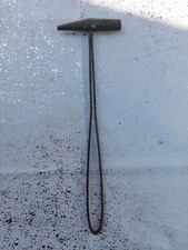 Antique Upholstery Tack Hammer Type. Wire Handle, Light Center Punch Shaped Head