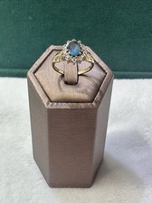 Topaz And Diamond Ring 9ct