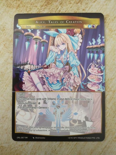Alice tales creation - of,