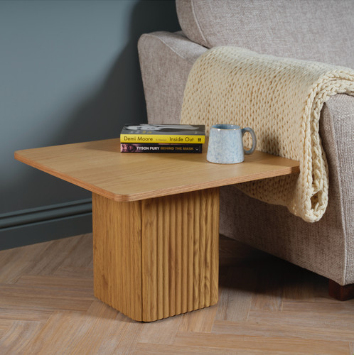 Square panelled coffee table - square,