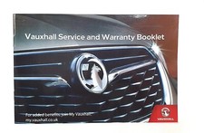 GENUINE VAUXHALL SERVICE HISTORY BOOK FOR PETROL AND DIESEL NO DUPLICATE USED!