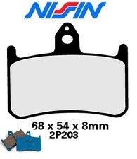 Set of 2 front brake pads