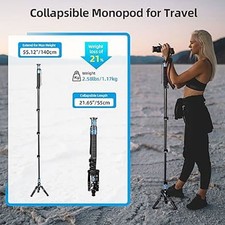 SIRUI P-325FS Camera Monopod, 55.1” Lightweight Carbon Fibre