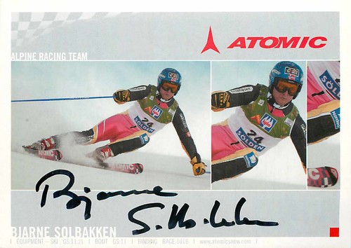 Bjarne solbakken autograph - -,