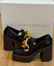 Stella McCartney Skyla Alter Chain Platform Pumps Loafers UK5/EUR38 NWB £590