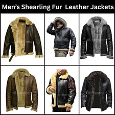 Men's Real Leather with Fur
