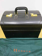Henry's London Gentlemen's Luxury Leather Travel Case Gladstone Reduced