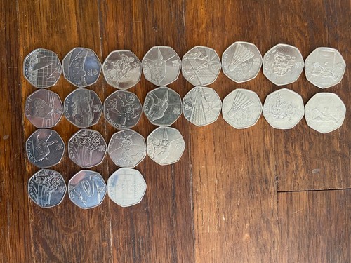 50p coin olympic total - 50p,