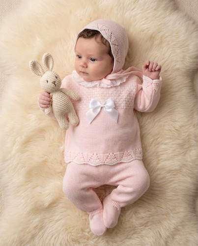 Baby girl knitted - knitted, pce