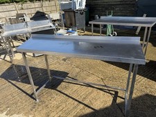 Commercial stainless steel prep table Workshop Garage Bench With DrawSize In Pic