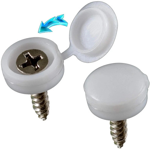 White plastic fold - fold, over