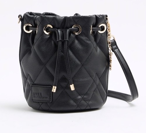 River island black quilted - river,
