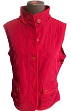 Talbots Womens Red Quilted