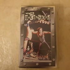 WCW Uncensored 1998 VHS RARE
