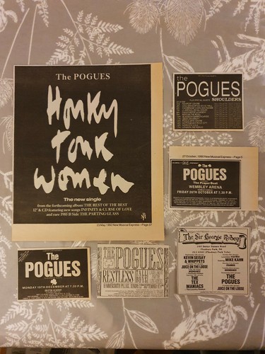 Pogues band tour - pogues,