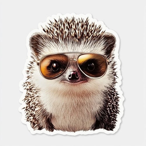 Wall decal sticker - , hedgehog