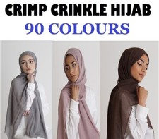 NEW STYLE CRINKLE Plain Hijab