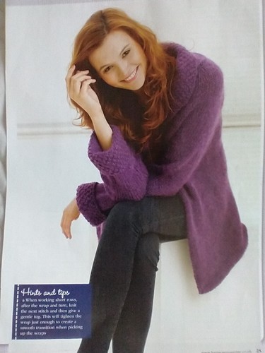 Ladies chunky cardigan jacket - chunky,