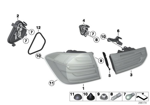 Bmw genuine left trunk - bmw,