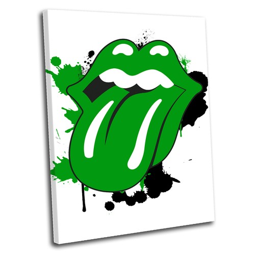 Rolling stones lips canvas - rolling,