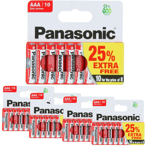 50x aaa genuine panasonic zinc - genuine,