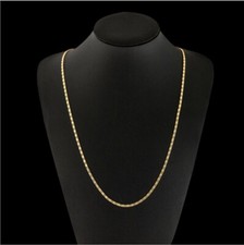 Womens Ladies Curb Necklace