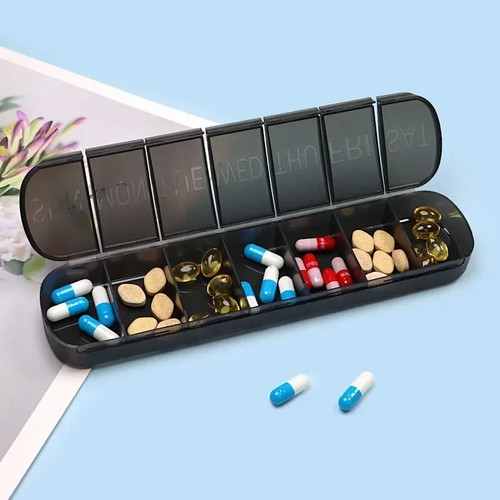 Weekly pill box day - weekly,