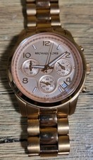 Michael Kors Bryant Ladies Watch Stainless Steel. MK5128 In Rose Gold. New Batt.
