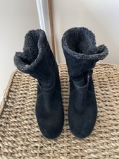 Nine West Black Low Wedge Heel