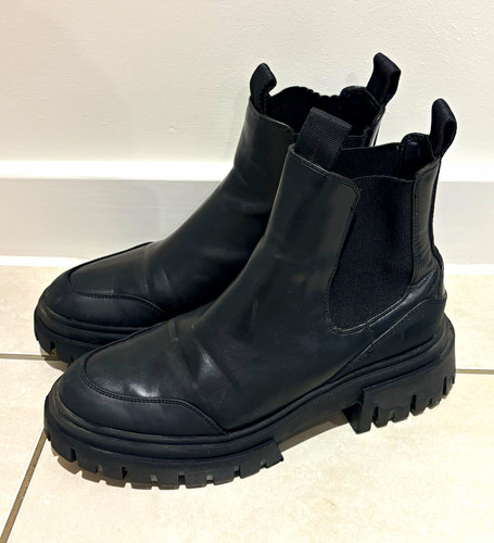 Zara women black leather - women’s,