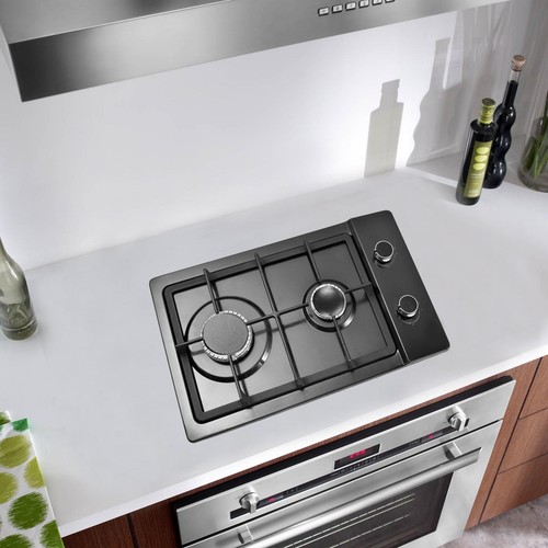 Gas cooktop 2 burners - 20",