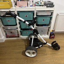 Motocaddy S1 Electric Golf Trolley, White, No Battery, perfect working condition