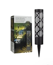Testrite 4-Pack Solar Bollard