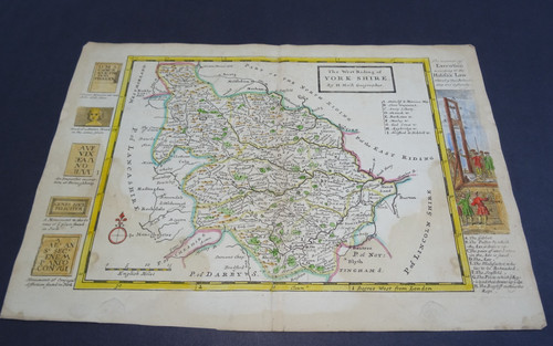 Antique map the - antique, riding