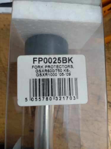 Fork protectors black - r&g,