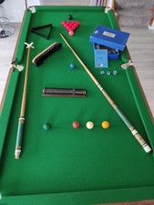 Genuine Slate Snooker Table 6x3 Tabletop Or Freestanding With Accessories+ Cover