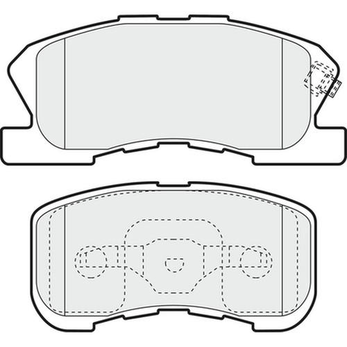 Brake pads set for daihatsu - pads,