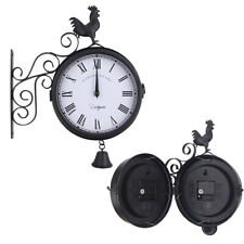 Cockerel & Bell Wall Clock