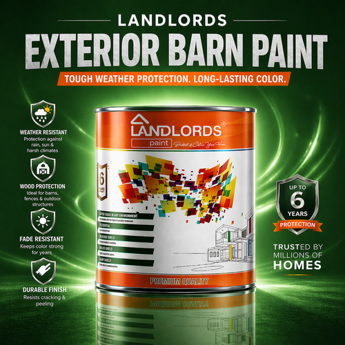 Landlords exterior barn paint - exterior,